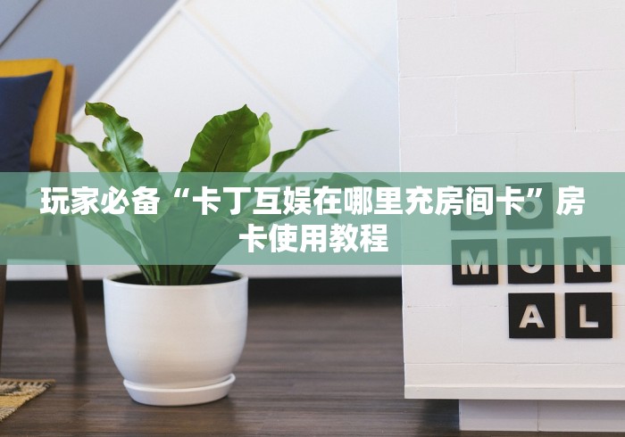 玩家必备“卡丁互娱在哪里充房间卡”房卡使用教程