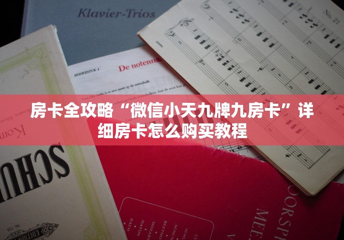 房卡全攻略“微信小天九牌九房卡”详细房卡怎么购买教程 房卡全攻略“微信小天九牌九房卡”详细房卡怎么购买教程