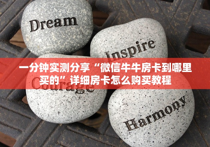 一分钟实测分享“微信牛牛房卡到哪里买的”详细房卡怎么购买教程